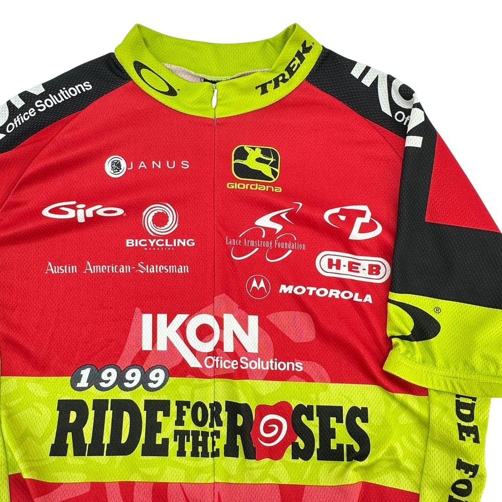 Giordana Cycling Jersey Mens Large 1999 Ride For‎ The Roses USPS Vintage